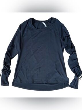 Fabletics Cashel Adjustable Long Sleeve Top II Cinch Plus XXL Yoga Athleisure